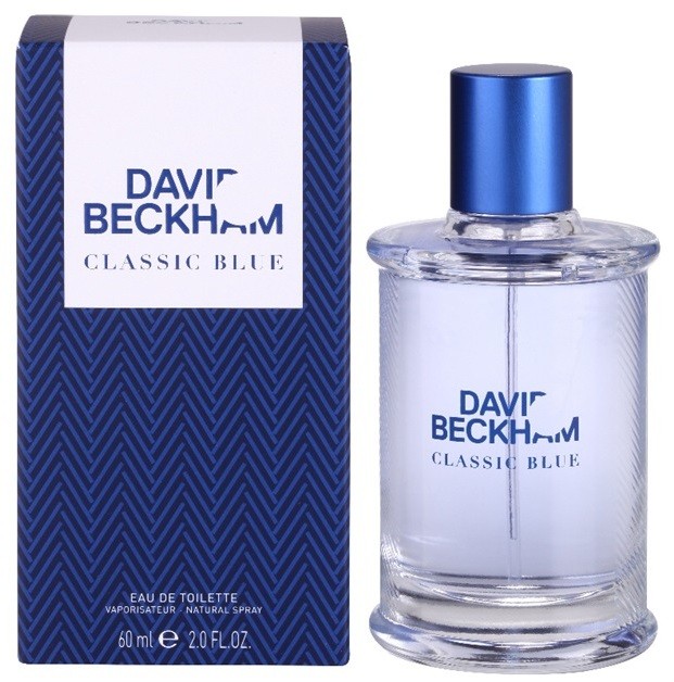 David Beckham Classic Blue eau de toilette férfiaknak 60 ml