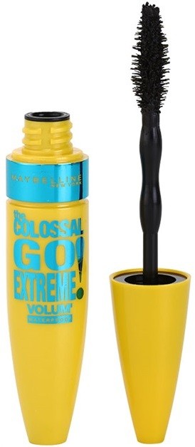 Maybelline Volum´ The Colossal Go Extreme! szempillaspirál a dús pillákért vízálló árnyalat Black 9,5 ml