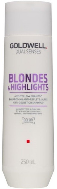 Goldwell Dualsenses Blondes & Highlights sampon szőke hajra semlegesíti a sárgás tónusokat  250 ml