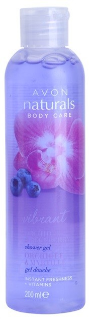 Avon Naturals Body tusfürdő gél orchideával és áfonyával  200 ml