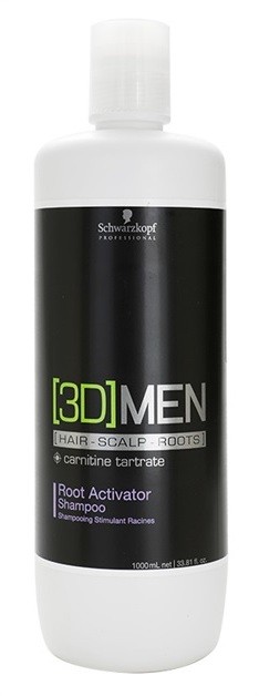 Schwarzkopf Professional [3D] MEN sampon a gyökerek aktiválására  1000 ml