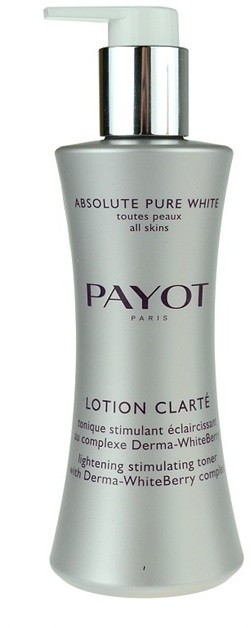 Payot Absolute Pure White bőrtisztító víz a pigment foltok ellen  200 ml