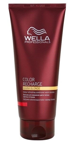 Wella Professionals Color Recharge kondicionáló az élénk hajszínért árnyalat Warm Blonde  200 ml
