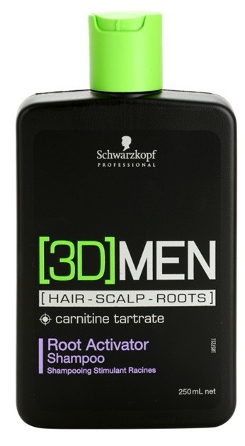 Schwarzkopf Professional [3D] MEN sampon a gyökerek aktiválására  250 ml