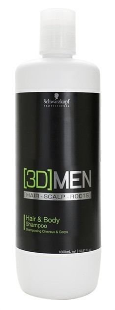 Schwarzkopf Professional [3D] MEN sampon és tusfürdő gél 2 in 1  1000 ml