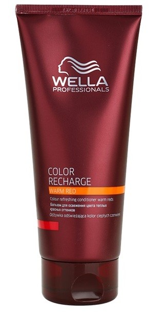 Wella Professionals Color Recharge kondicionáló az élénk hajszínért árnyalat Warm Red  200 ml