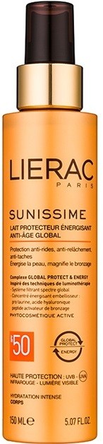 Lierac Sunissime energetizáló védőtej SPF 50  150 ml