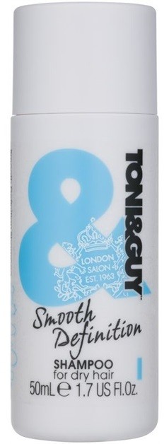 TONI&GUY Smooth Definition kisimító sampon száraz és rakoncátlan hajra  50 ml