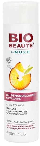 Bio Beauté by Nuxe Cleansing tisztító micelláris víz narancsvízzel  200 ml
