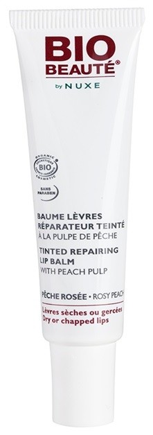 Bio Beauté by Nuxe Lips regeneráló szájbalzsam barack rosttal  15 ml