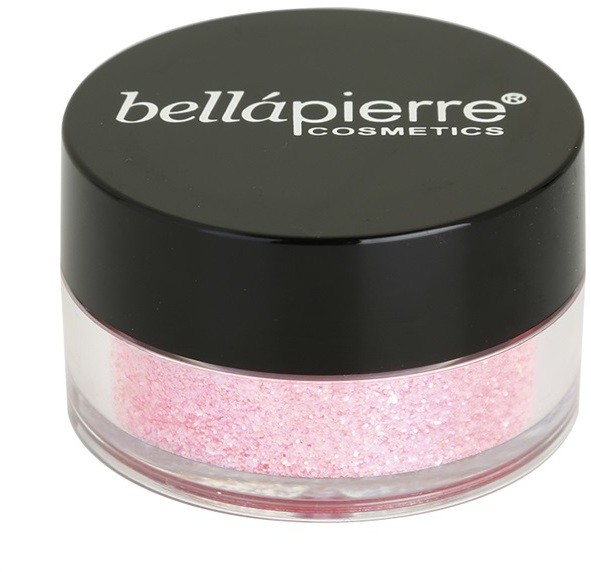 BelláPierre Cosmetic Glitter kozmetikai csillámpor árnyalat Light Pink 3,75 g