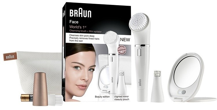 Braun Face  831 epilátor arctisztító funkcióval