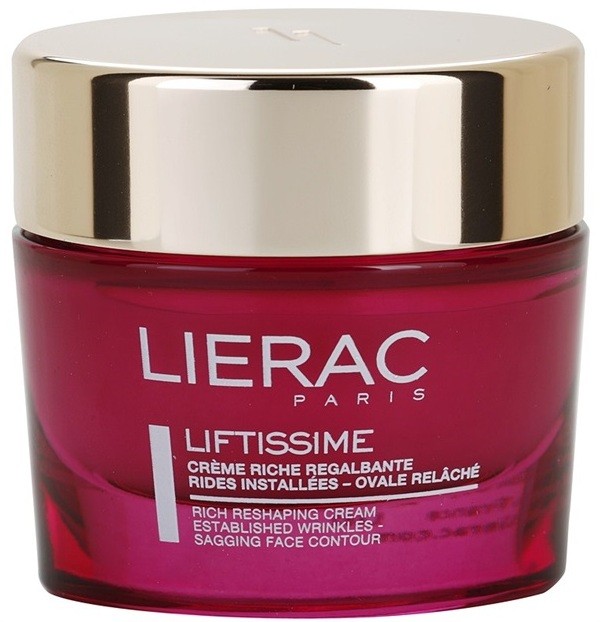 Lierac Liftissime tápláló megújító krém száraz és nagyon száraz bőrre  50 ml