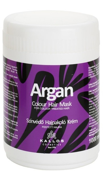 Kallos Argan maszk festett hajra  1000 ml