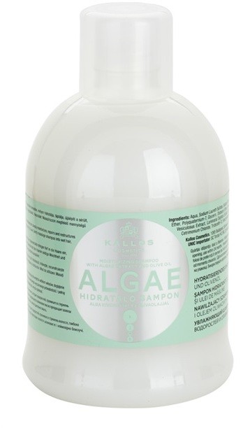 Kallos KJMN hidratáló sampon alga és olívaolaj kivonattal  1000 ml