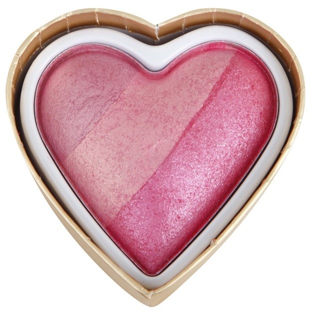Makeup Revolution I ♥ Makeup Blushing Hearts arcpirosító árnyalat Blushing Heart 10 g
