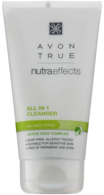 Avon True NutraEffects tisztító gél az arcbőrre  150 ml
