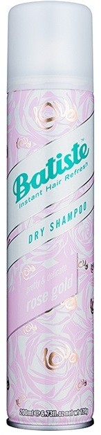 Batiste Rose Gold száraz sampon a  felesleges faggyú felszívódásáért és a haj frissítéséért  200 ml