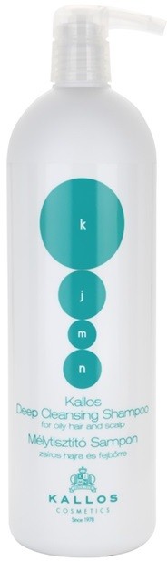 Kallos KJMN mélyen tisztító sampon zsíros hajra és fejbőrre  1000 ml