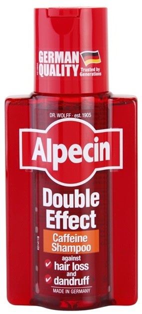 Alpecin Double Effect sampon férfiaknak koffein kivonattal korpásodás és hajhullás ellen  200 ml