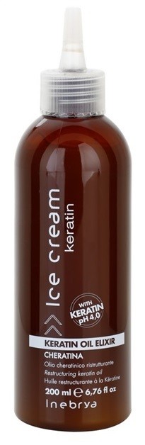 Inebrya Keratin keratinos szerkezetátalakítási olaj  200 ml