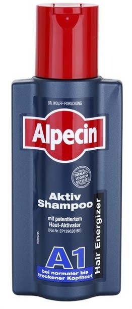 Alpecin Hair Energizer Aktiv Shampoo A1 aktiváló sampon normál - száraz fejbőrre  250 ml