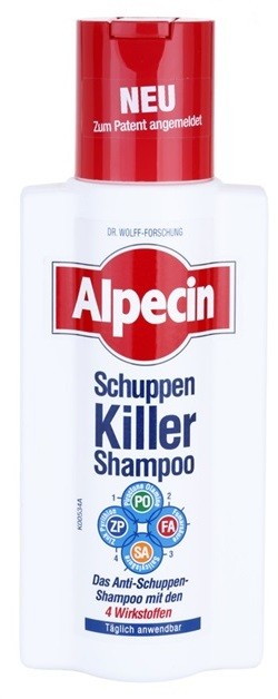 Alpecin Schuppen Killer korpásodás elleni sampon  250 ml