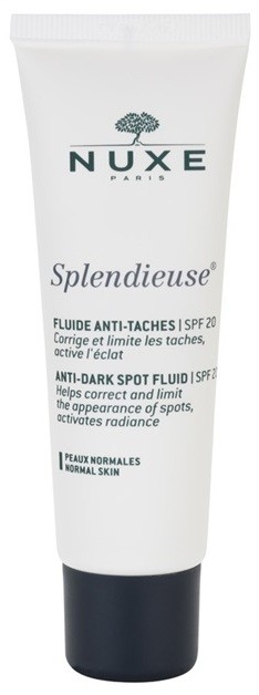 Nuxe Splendieuse folyadék a pigmentfoltok ellen SPF 20  50 ml