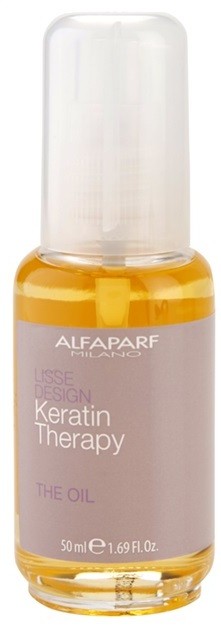 Alfaparf Milano Lisse Design Keratin Therapy tápláló olaj minden hajtípusra  50 ml