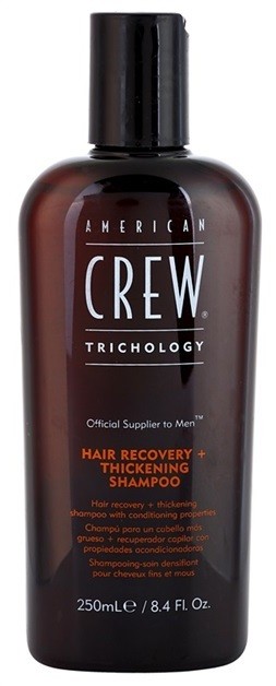 American Crew Trichology megújító sampon a sűrű hajért  250 ml