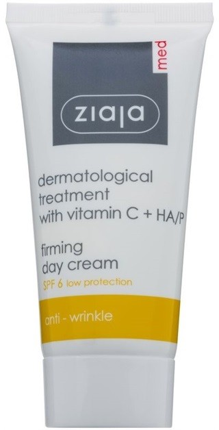 Ziaja Med Dermatological antioxidáns feszesítő nappali krém SPF 6  50 ml