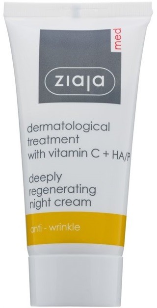 Ziaja Med Dermatological antioxidáns regeneráló éjszakai krém  50 ml