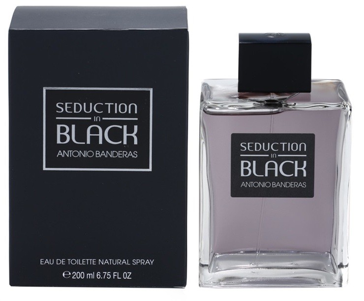 Antonio Banderas Seduction in Black eau de toilette férfiaknak 200 ml