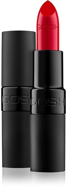 Gosh Velvet Touch hosszan tartó rúzs matt hatással árnyalat 005 Classic Red 4 g