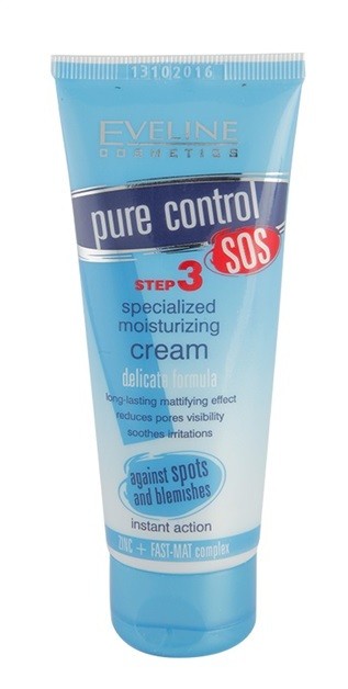 Eveline Cosmetics Pure Control hidratáló mattító krém  75 ml
