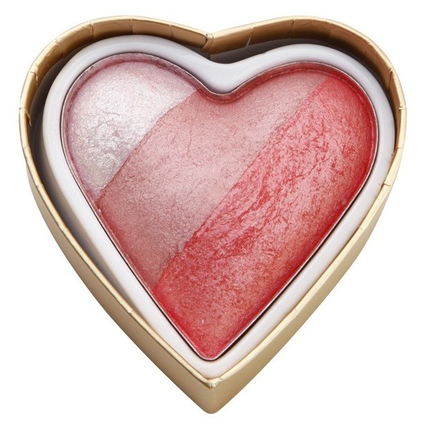 Makeup Revolution I ♥ Makeup Blushing Hearts arcpirosító árnyalat Bursting With love 10 g