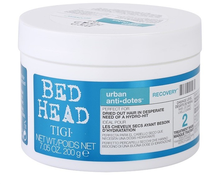 TIGI Bed Head Urban Antidotes Recovery regeneráló maszk száraz és sérült hajra  200 g