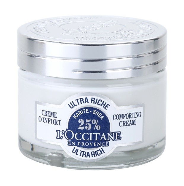 L'Occitane Karité tápláló és nyugtató arckrém  50 ml