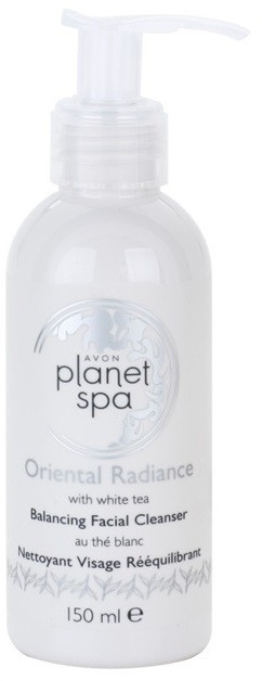 Avon Planet Spa Oriental Radiance tisztító gél az arcbőrre fehér teával  150 ml