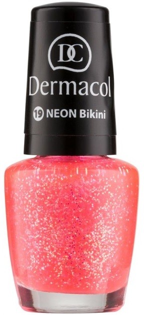 Dermacol Neon neon körömlakk árnyalat 19 Bikini 5 ml