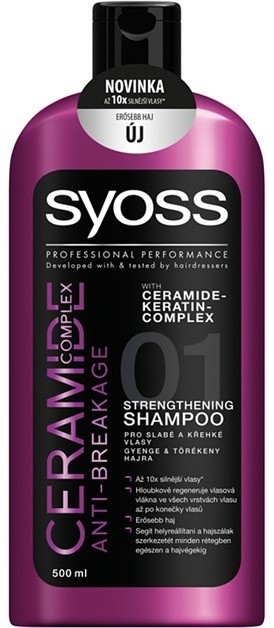 Syoss Ceramide Complex Anti-Breakage sampon a haj megerősítésére  500 ml