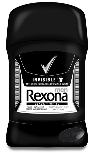 Rexona Invisible Black and White izzadásgátló stift 48 H  50 ml