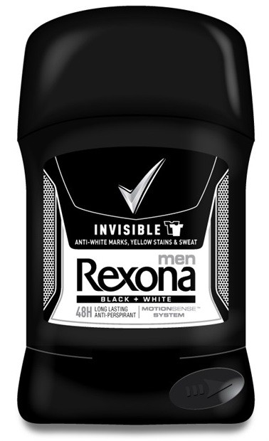Rexona Invisible Black and White izzadásgátló stift 48 H  50 ml