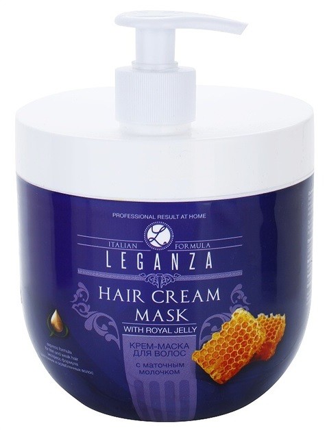 Leganza Hair Care krémes maszk méhpempővel  1000 ml