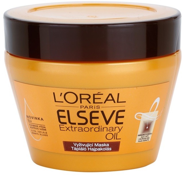 L’Oréal Paris Elseve Extraordinary Oil maszk száraz hajra  300 ml