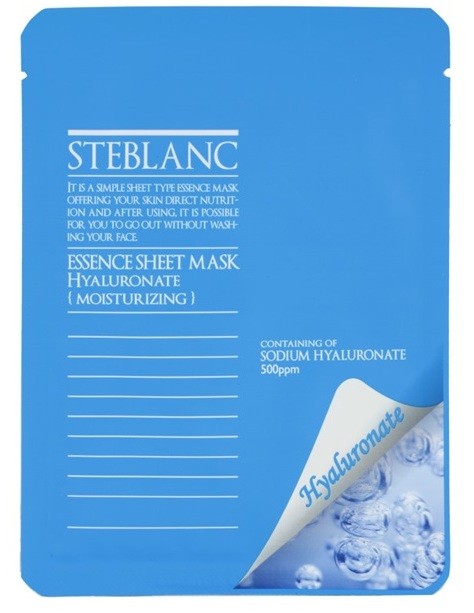 Steblanc Essence Sheet Mask Hyaluronate maszk a bőr intenzív hidratálásához  20 ml