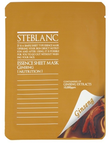 Steblanc Essence Sheet Mask Ginseng tápláló és megújító arcmaszk  20 g