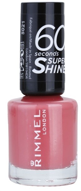 Rimmel 60 Seconds Super Shine körömlakk árnyalat 405 Rose Libertine 8 ml