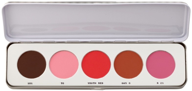 Kryolan Basic Face & Body 5 színű arcpír paletta  12,5 g