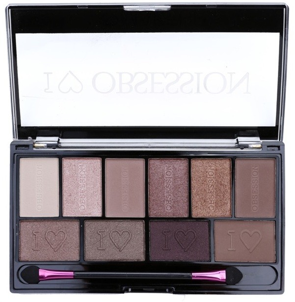 Makeup Revolution I ♥ Makeup I ♥ Obsession Palette szemhéjfesték paletták (Pure Cult) 17 g